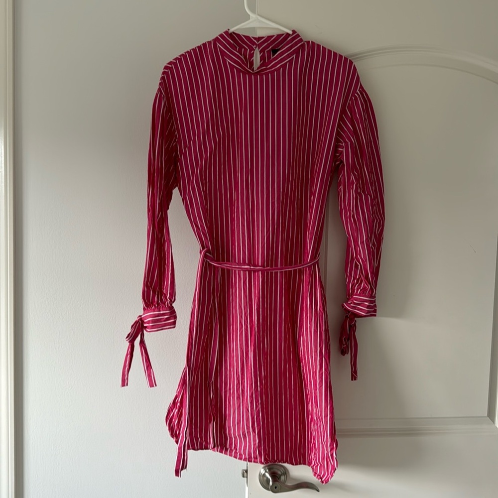 WHO WHAT WEAR Pink Dress